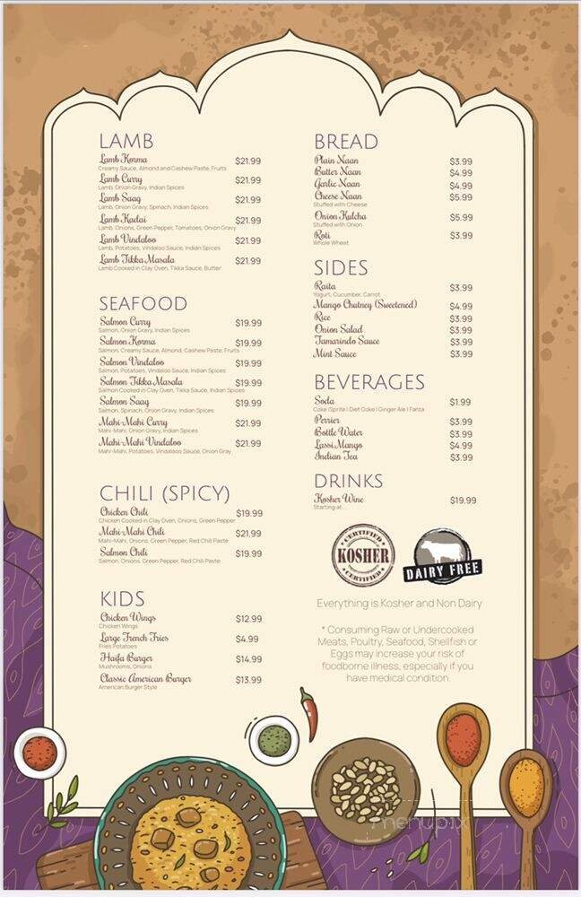 Menu page 2