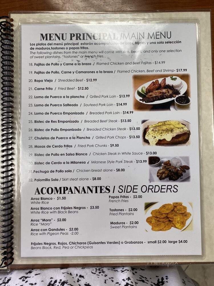 Menu page 2