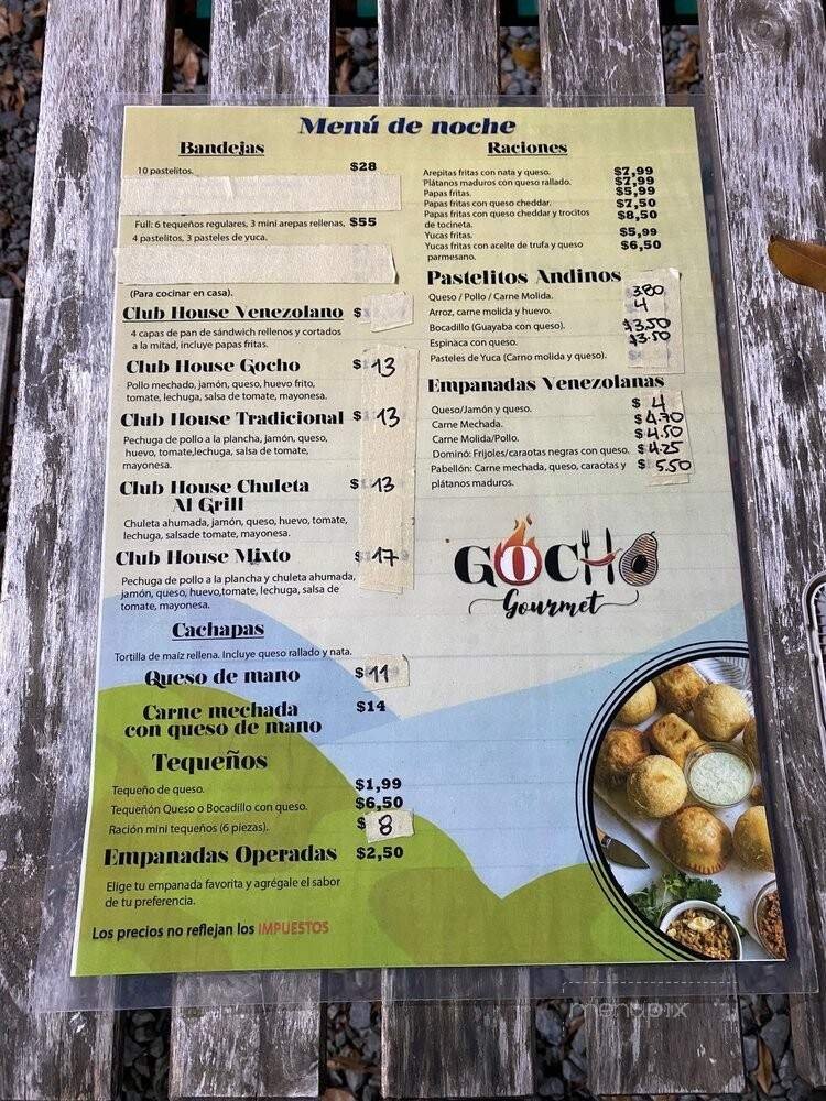 Menu page 2