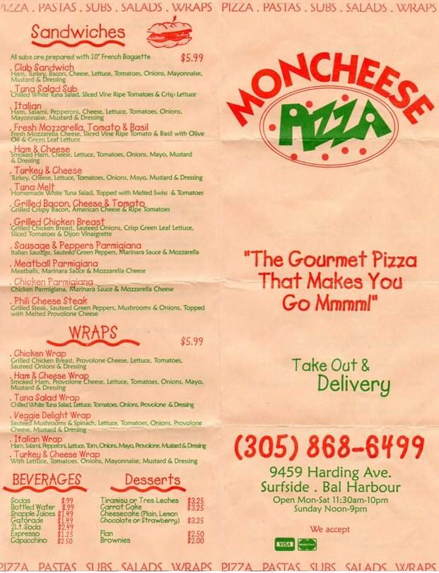 Menu page 2