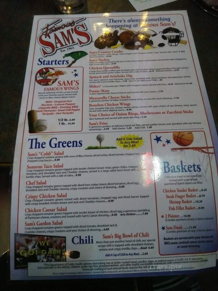 Menu page 2