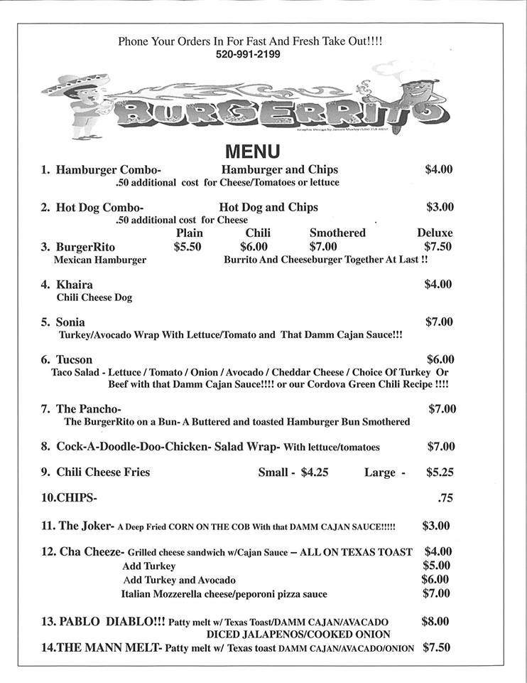 Menu page 4