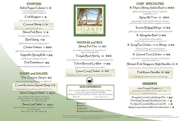 Menu page 1
