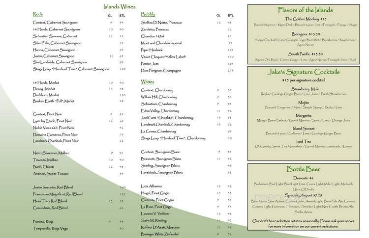 Menu page 2