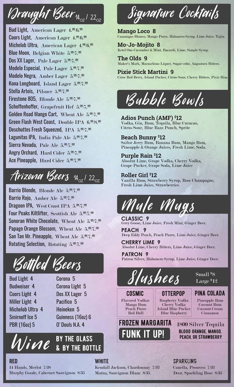 Menu page 2