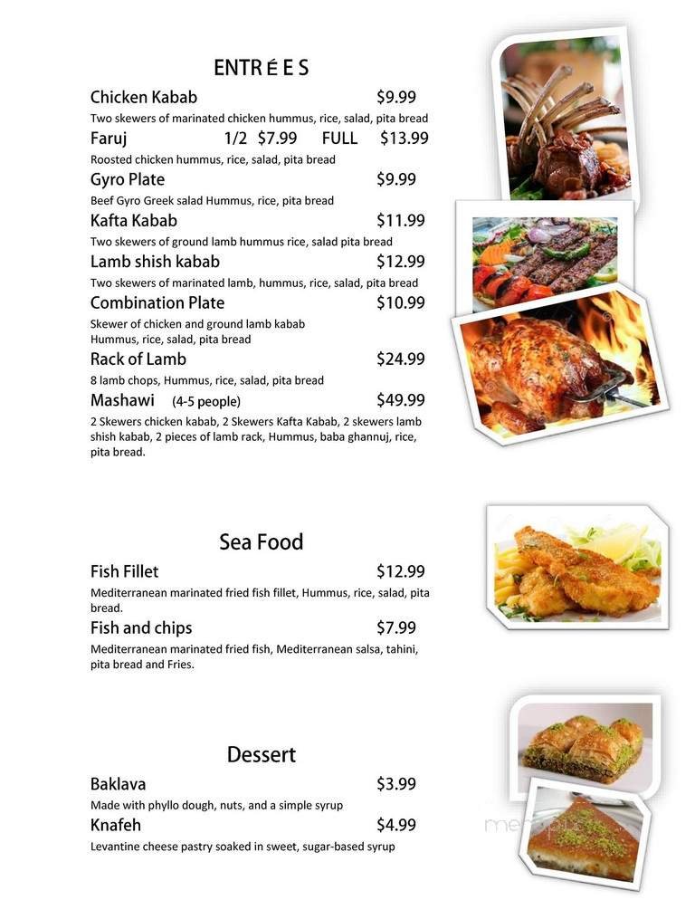 Menu page 3