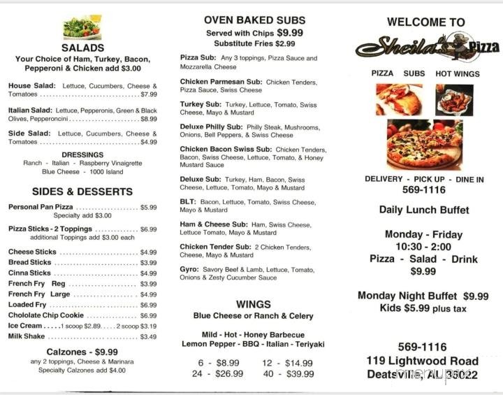 Menu page 4