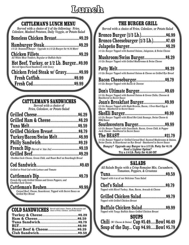 Menu page 3