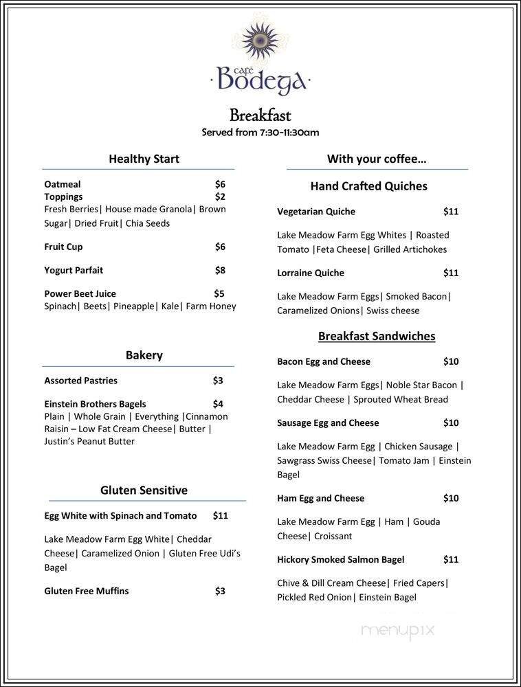 Menu page 2