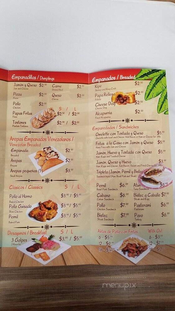 Menu page 2