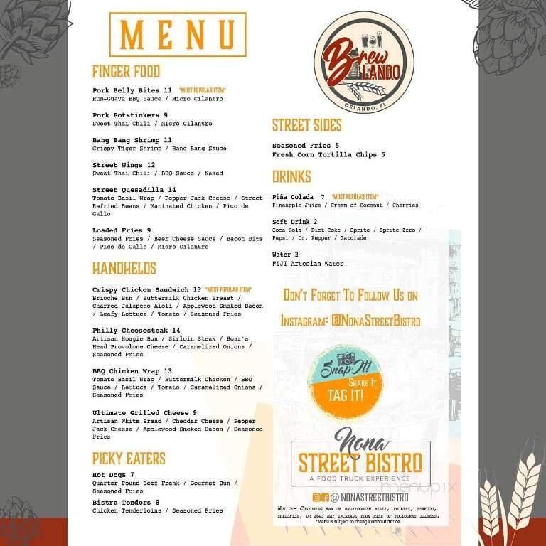 Menu page 1