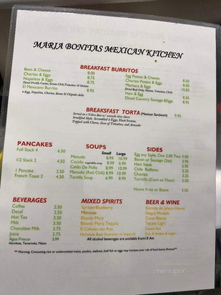 Menu page 2