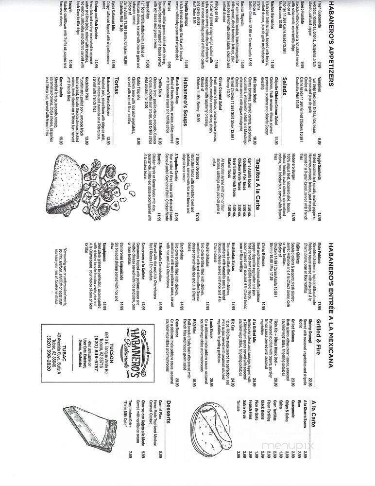 Menu page 2