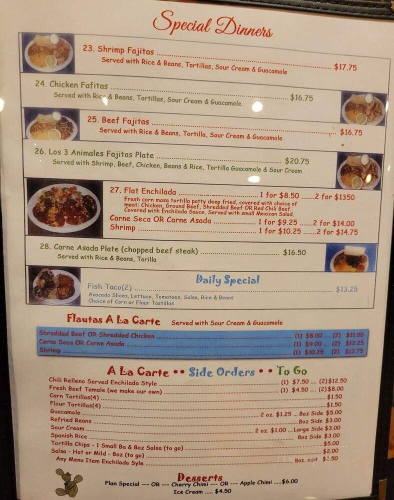 Menu page 2