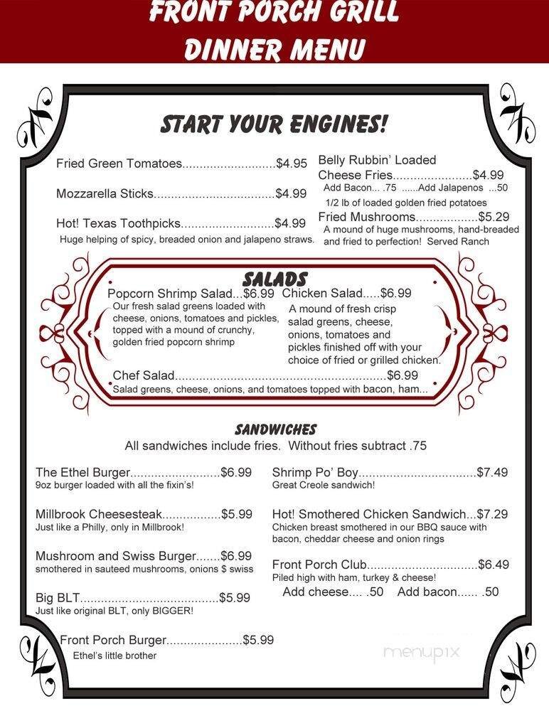 Menu page 2