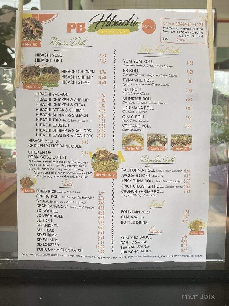 Menu page 2