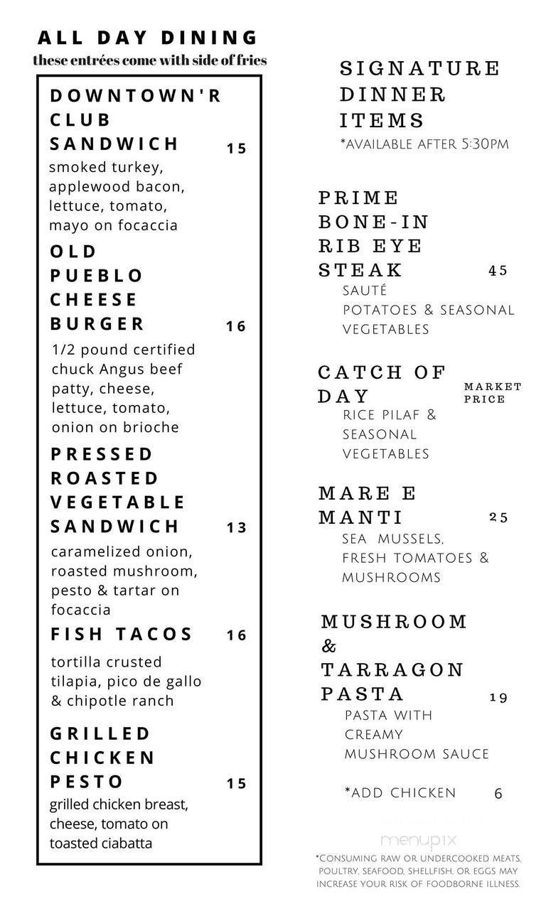 Menu page 3