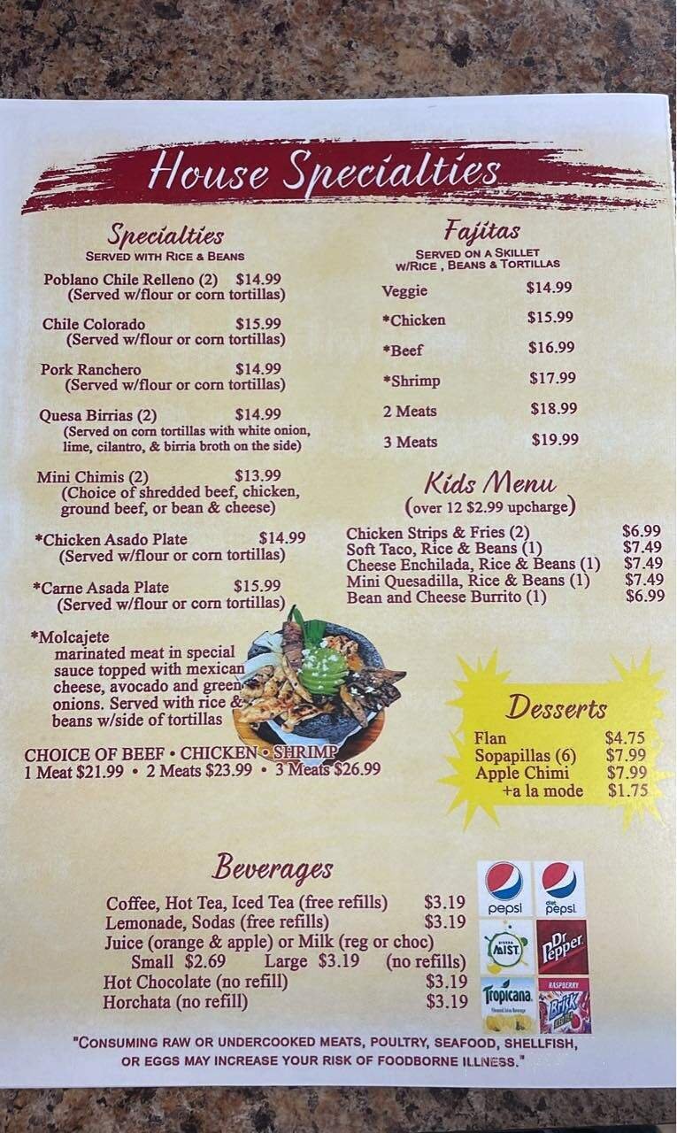Menu page 4