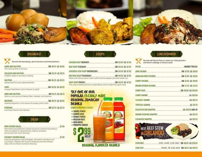 Menu page 2