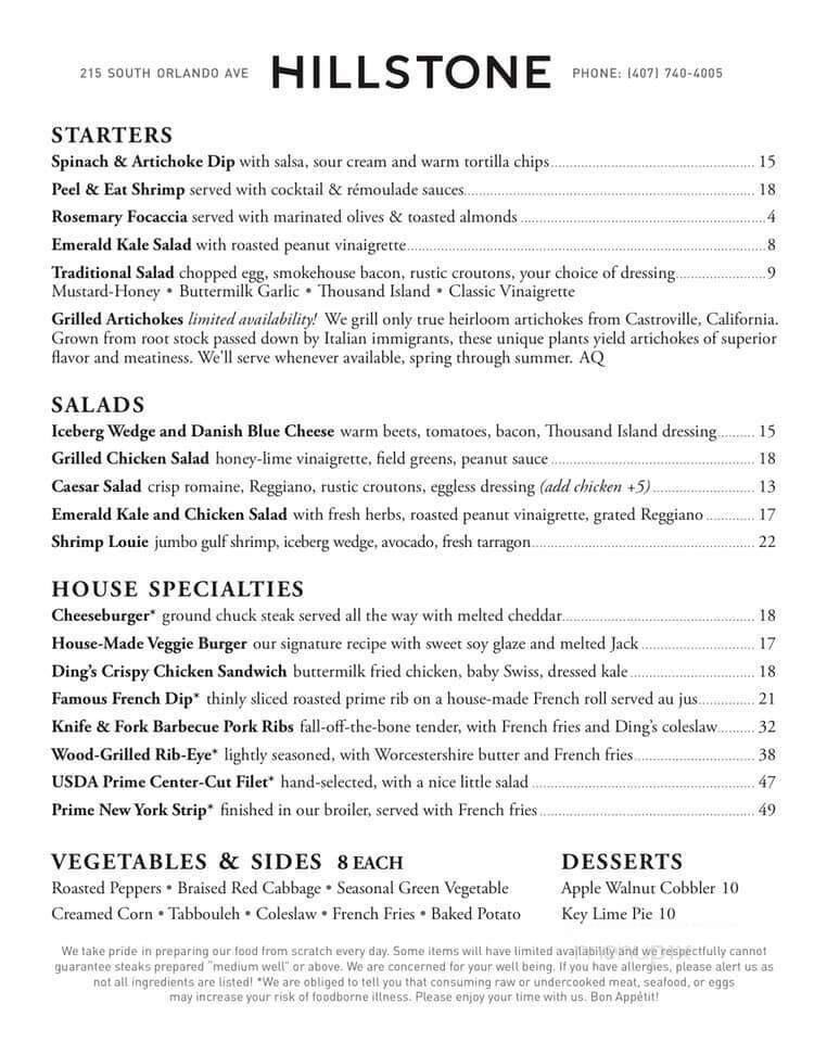 Menu page 2