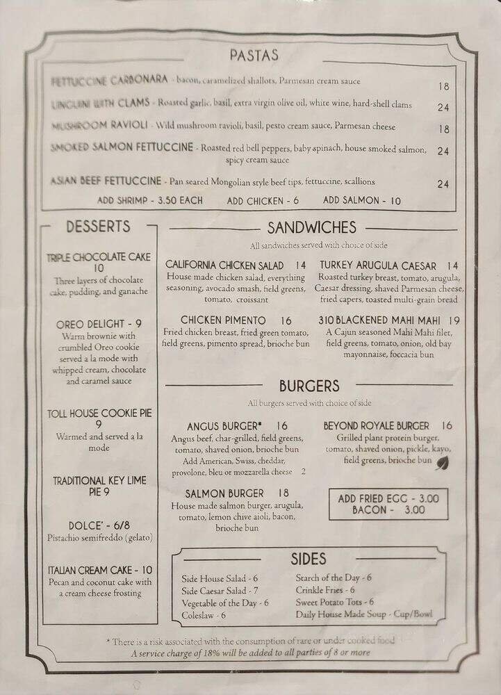 Menu page 2