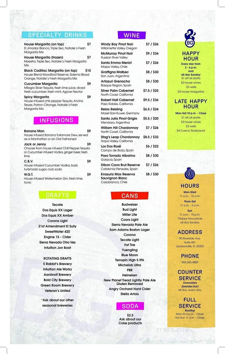 Menu page 2