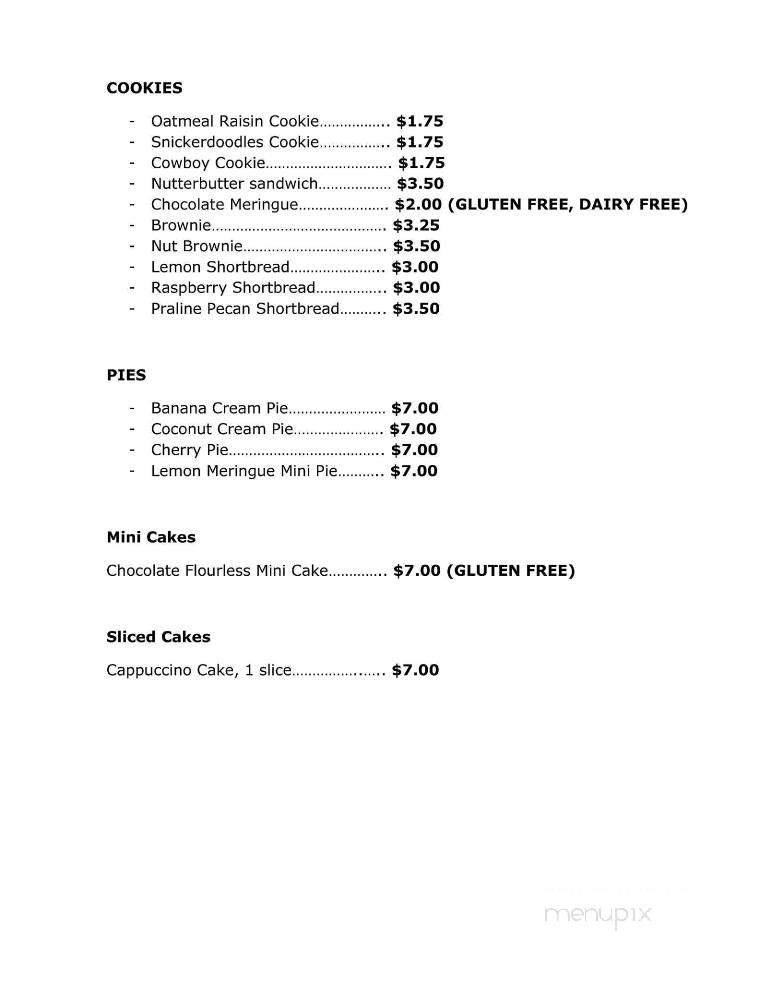 Menu page 2