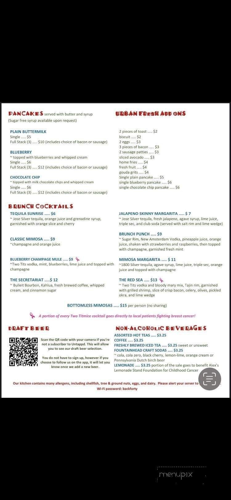 Menu page 2