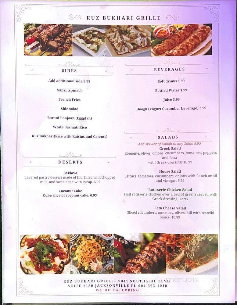 Menu page 7