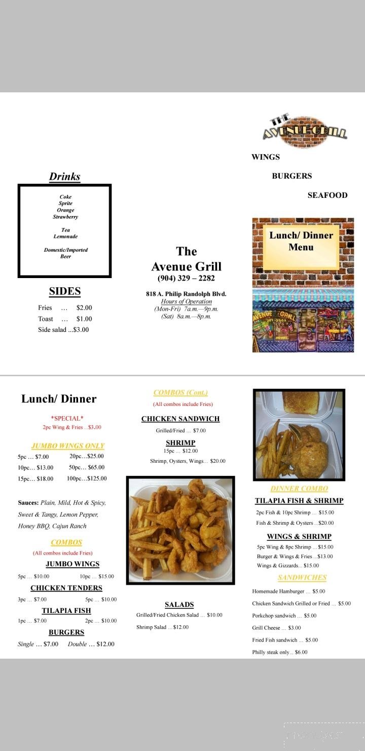 Menu page 2