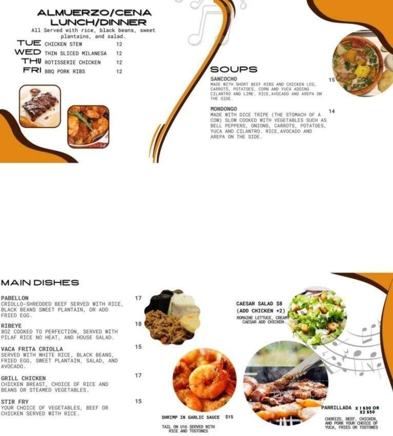 Menu page 2