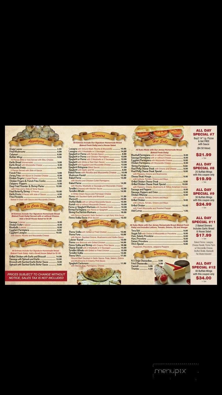 Menu page 2