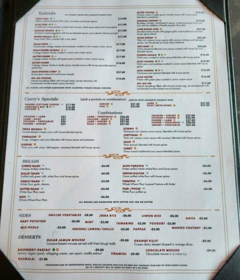 Menu page 4