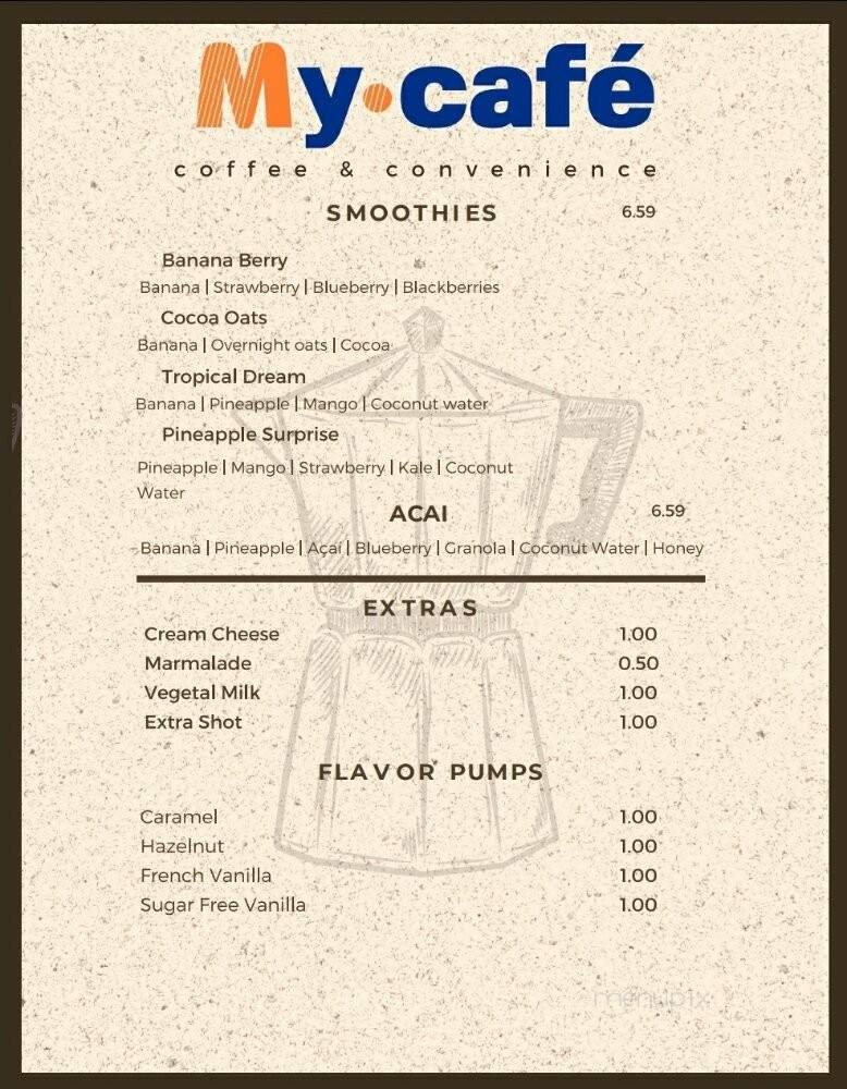 Menu page 1