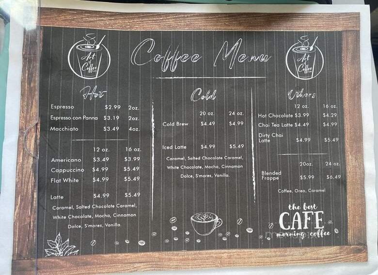 Menu page 1