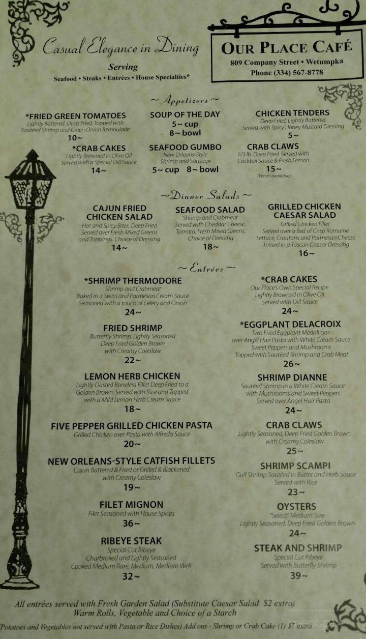 Menu page 3