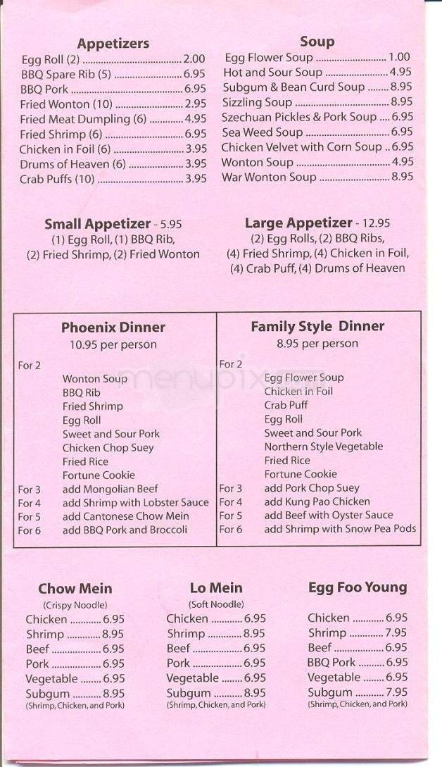 Menu page 3