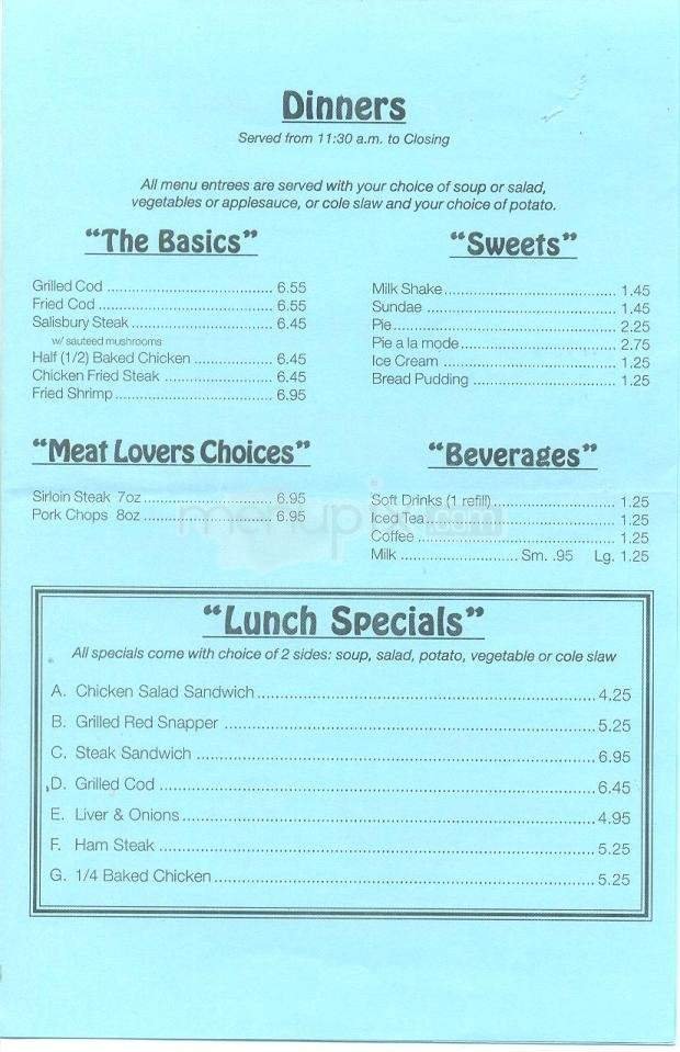 Menu page 3