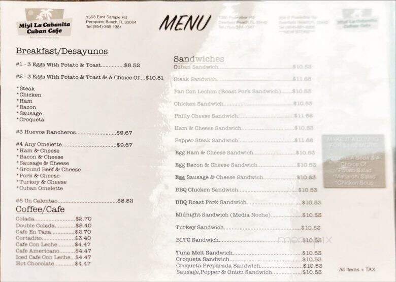 Menu page 2