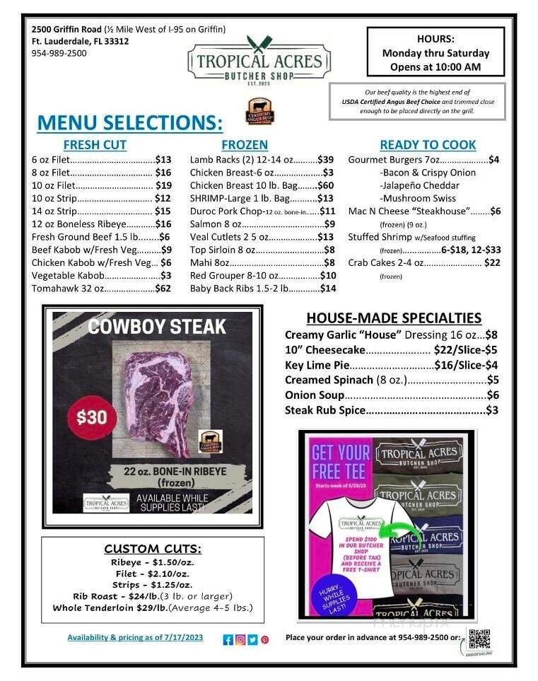 Menu page 3
