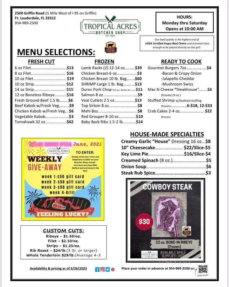 Menu page 6