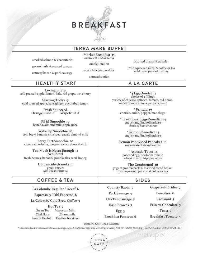 Menu page 1