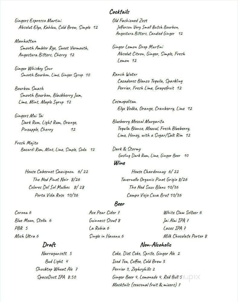 Menu page 2