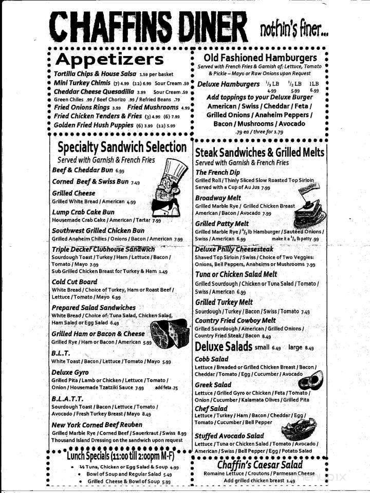 Menu page 3