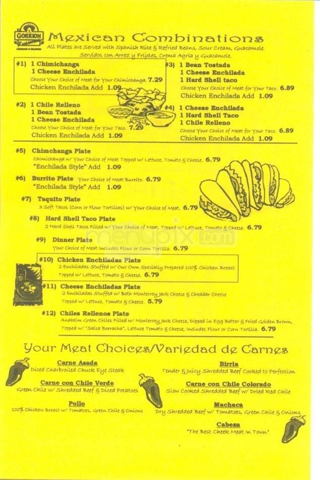 Menu page 2