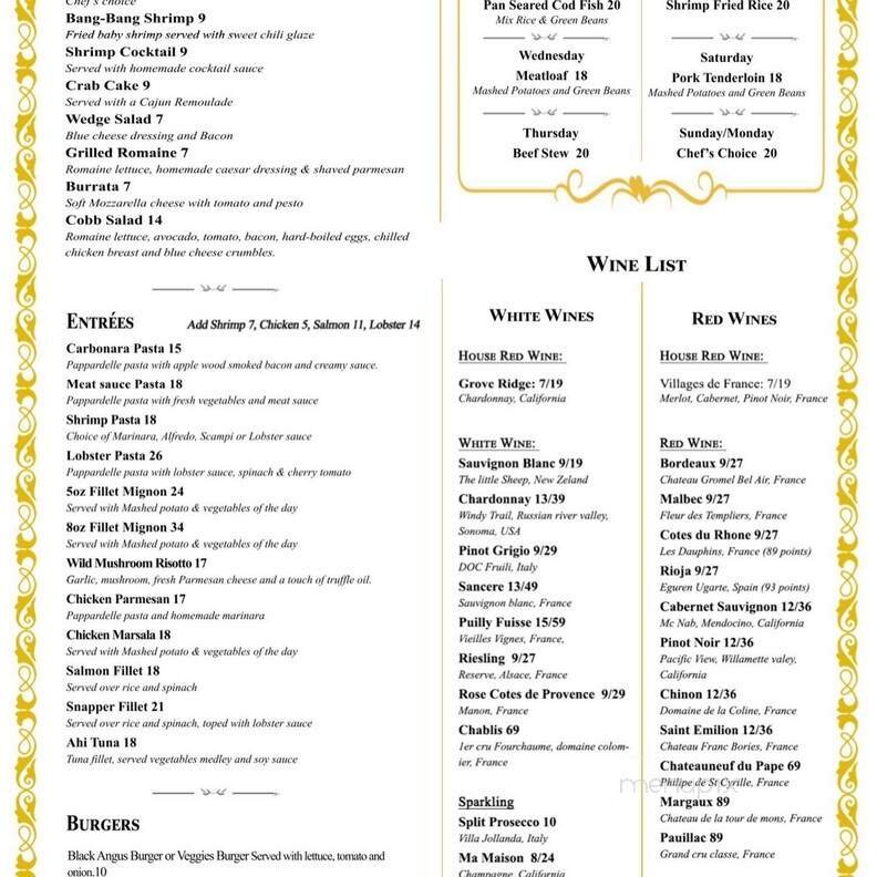 Menu page 2