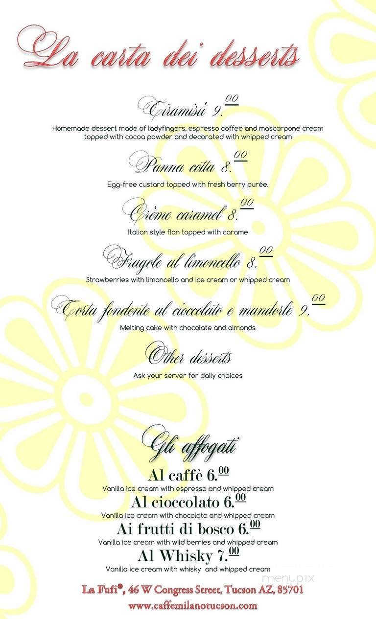Menu page 1