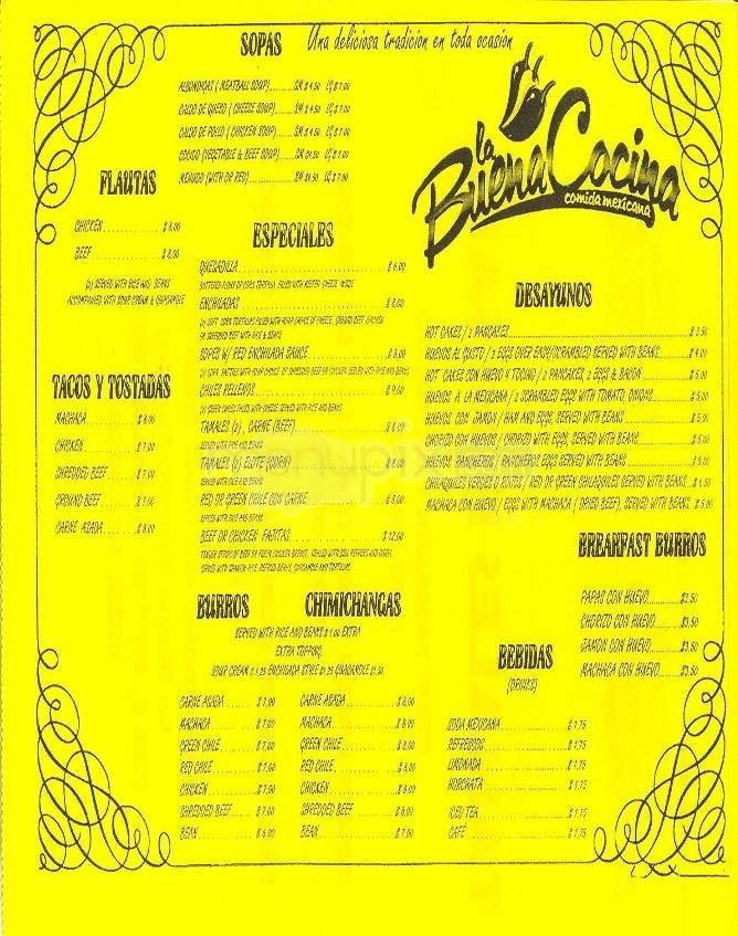 Menu page 2