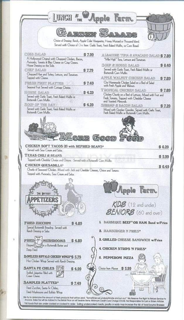 Menu page 3