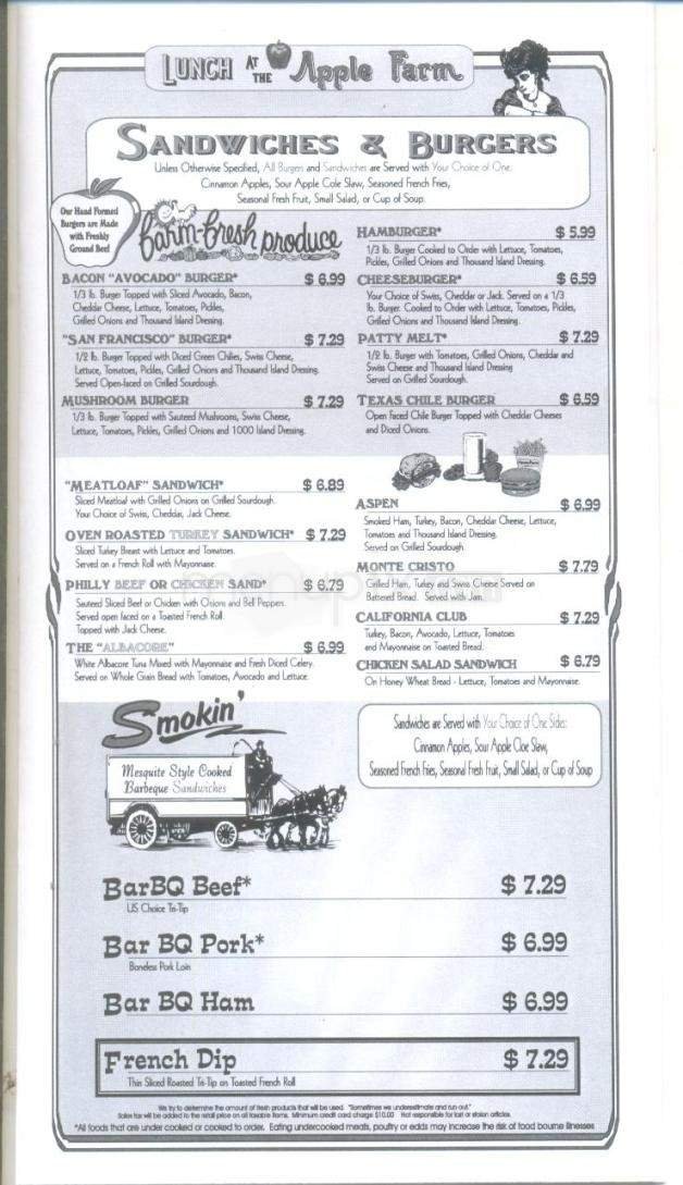Menu page 4